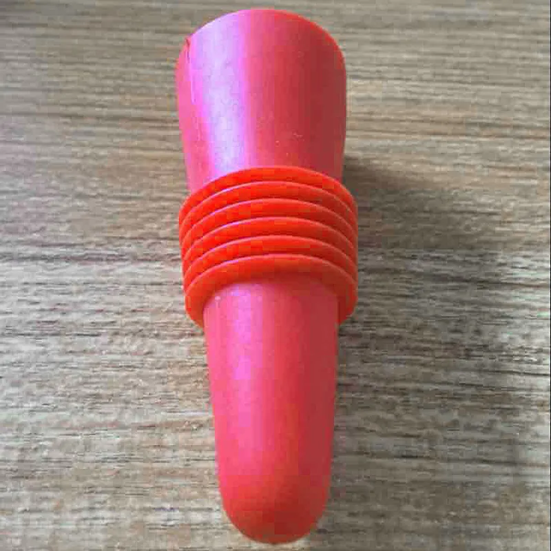 4 pezzitappi vino bottiglia in silicone bottiglia bevande mantenere fresco rosso croccante E00733