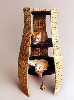 Natural Banana Leaf Cat Scratching Tree Cat Tree Pet Product Cat
