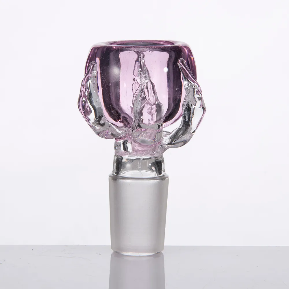 Colorido Dragon Claw Glass Bowl / Herb Holder Accorios Para Fumar Con Junta Ma - Foto 3