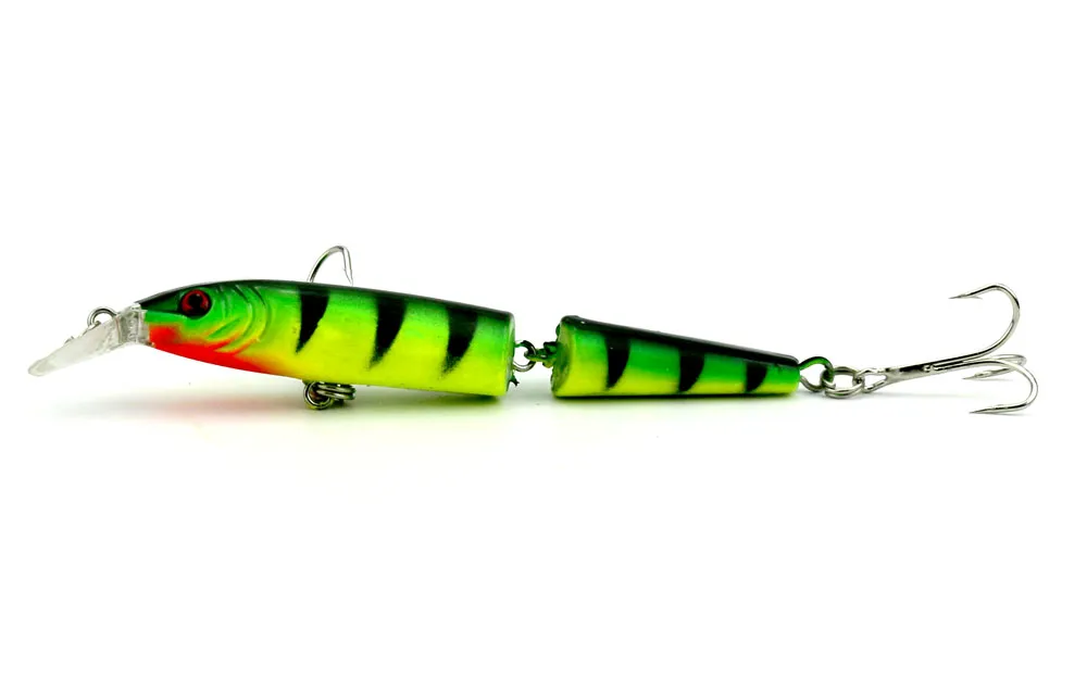 esche da pesca Hengjia nuovo arrivo Minnow Lures snodato duro esche da pesca JM002 10.5CM 9.6g 4 # ganci 