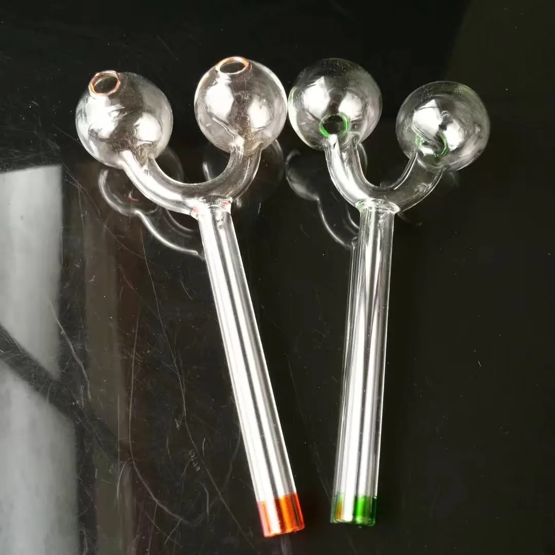 Slugpottar Glassware Tillbehör, Partihandel Glas Bongs, Oljebrännare Glas Vattenrör, Rökrör Tillbehör