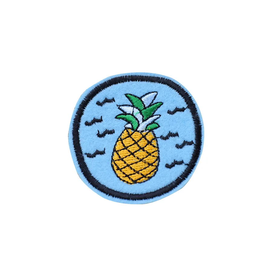 Bule Badge Patches do odzieży żelazna ananasowa łatka do ubrania Akcesoria do szycia na ubrania żelazko na p316U