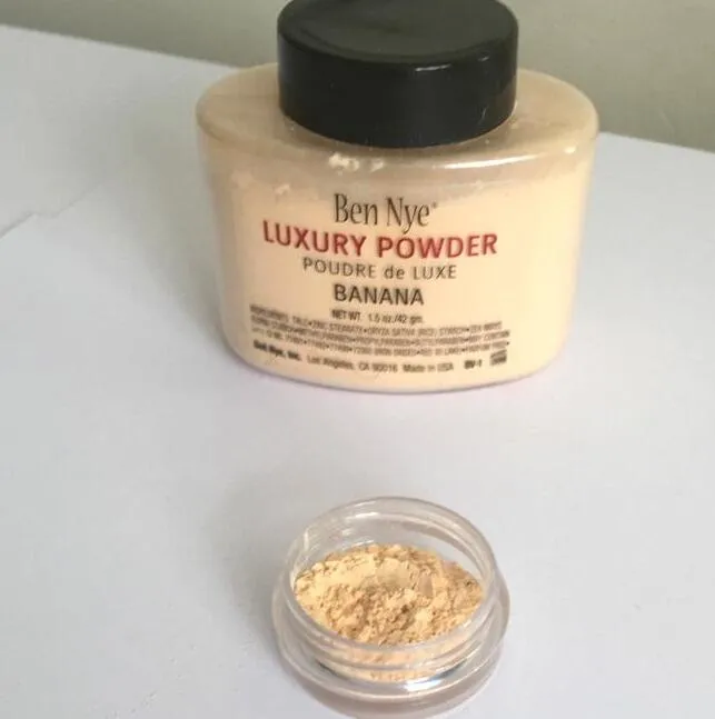 Quality Ben Nye Luxury Powder 42G 15 oz Nytt naturligt ansikte Löst pulver Vattentät näringsrika banan9467682