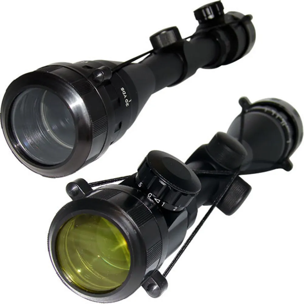 Tactical 4-16x40AOEG Red Dot Iluminado Rifle Scope Riflescope Caça Visão