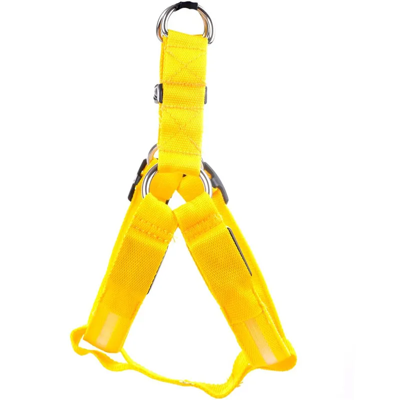 E19 USB rechargerable pet dog harness LED light pet belt luminous dog harness for medium large dogs7032551
