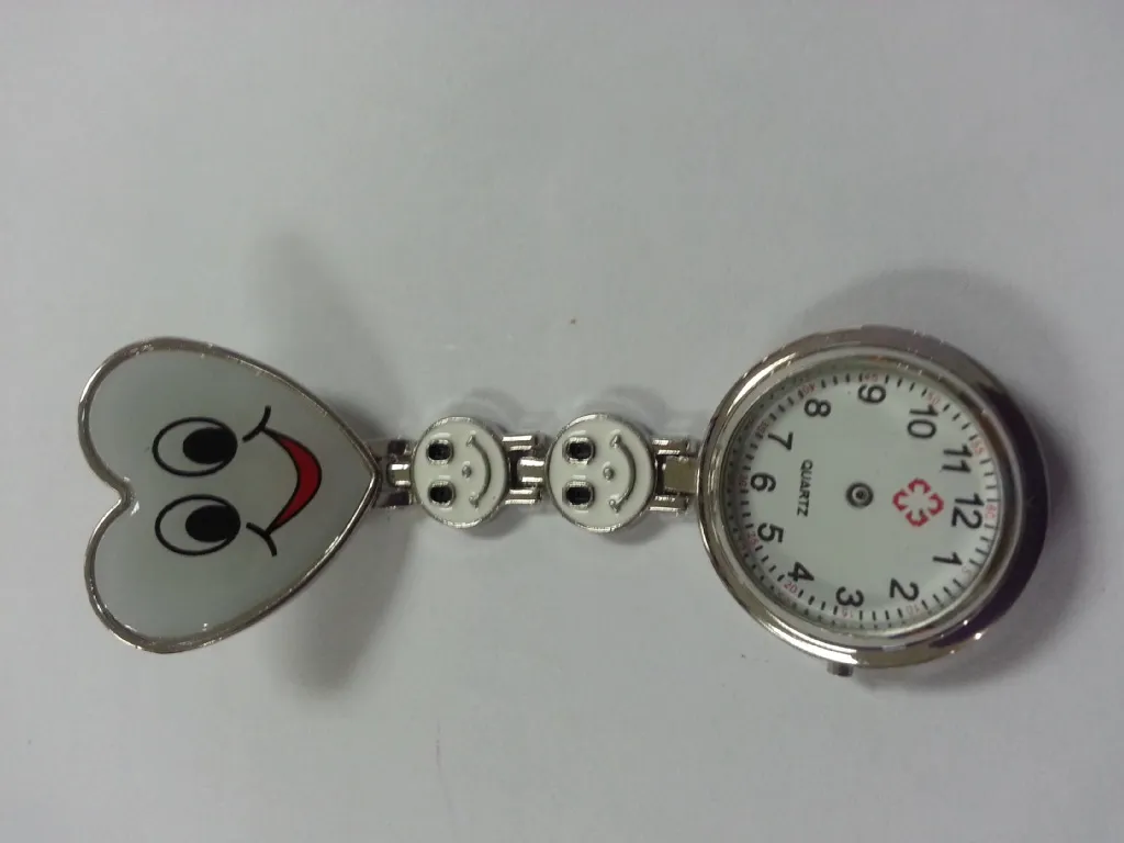 Venta al por mayor 200 unids/lote es cuadrado colorido silicona enfermera sonrisa reloj relojes de bolsillo Doctor Fob reloj de cuarzo niños relojes de regalo NW022