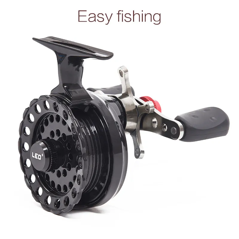 PESCA Kołowrotki rybackie 4 + 1BB 2.6: 1 65mm DWS60 Lewe ręki i prawą ręką Swap Fly Wheels Wheels Reel z wysoką stopą