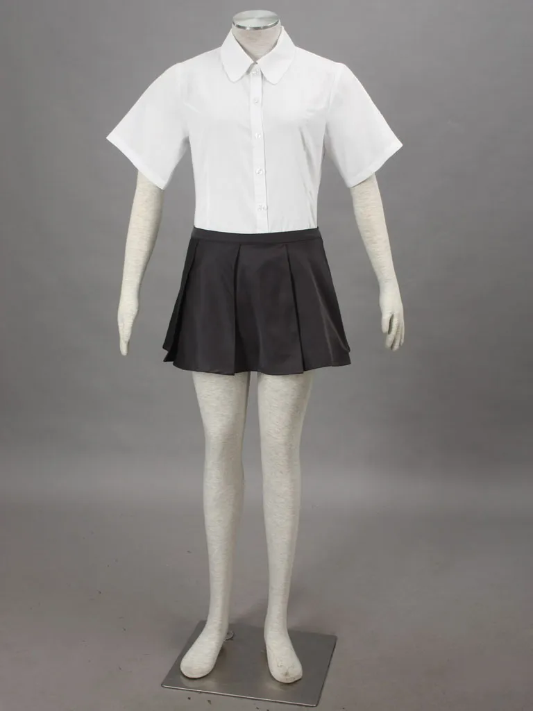 Bonito bonito vestido escola uniforme garota terno cos para aru kagaku sem railgun shirai kuroko cosplay traje para halloween