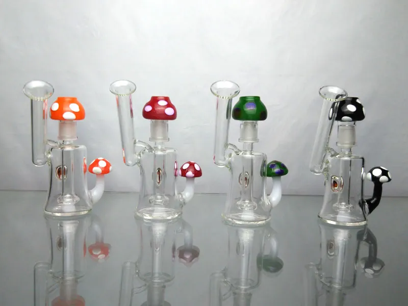 Bohrinseln, Pilz-Dab-Rig, niedliche Glas-Wasserbong, 5 Zoll, berauschende Wasserpfeifen, Glas-Bubbler, Dab-Bong, mundgeblasene Wasserpfeifen