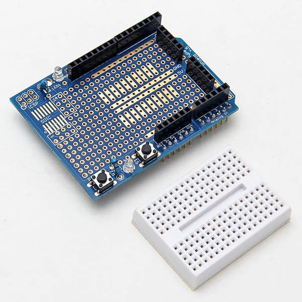 Arduino 328P MEGA Prototype Shield ProtoShield V3 Expansion Mini Bread Board B00289