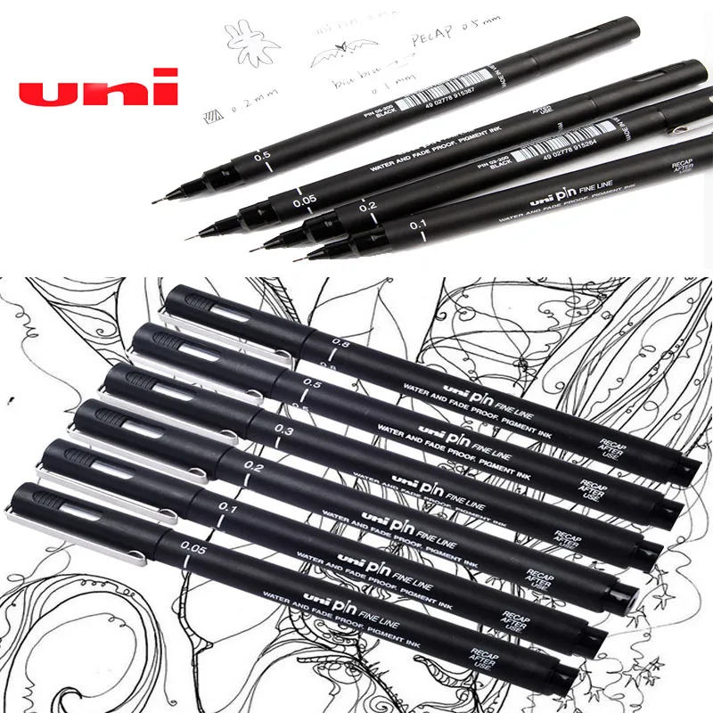 Fournitures d'art pinceau pour peinture marqueurs pour dessin papeterie pointe Fine posca Sharpie manga de dessin au stylos