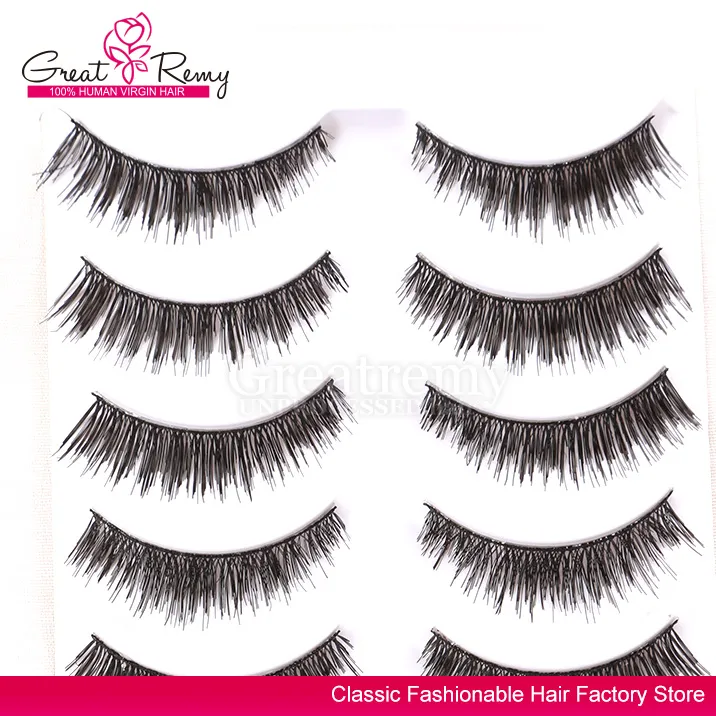 Greatremy Different 6 Styles Natural Thick Soft Fake Eyelashes for Party and Daily Use 