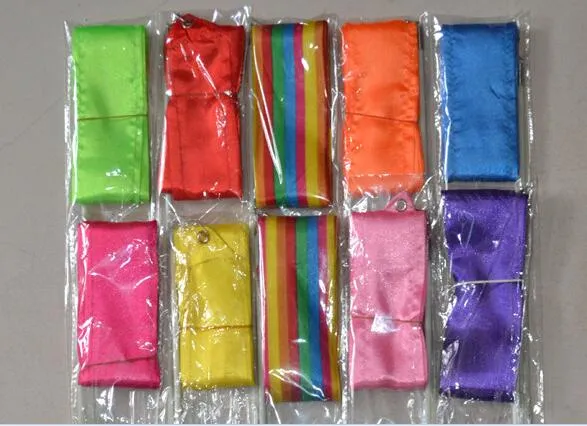 MIX Color 4m Gym Tance Ribbon Rhythmic Art Gymnastic Streamer Baton Twirling Rod