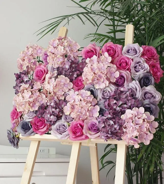 Zijde Kunstmatige Hortensia Bloemen HOOFDEN Diameter ongeveer 15 cm Huis en bruiloft Ornament Decoratie gratis verzending FB015