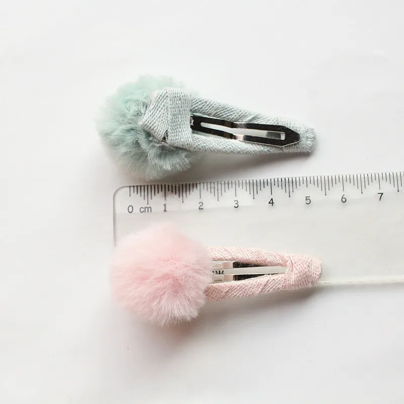 Nowe Baby BB Hotsale Hairball Hairpin 20 sztuk / partia Girls Fashion Hair Clips Cute Kids kokardka Hairpins Barrettes