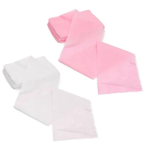 Practical 10Pcs Massage Beauty Waterproof Disposable Nonwoven Bed Table Cover Sheets Beauty Salon Dedicated White Pink 80X180cm