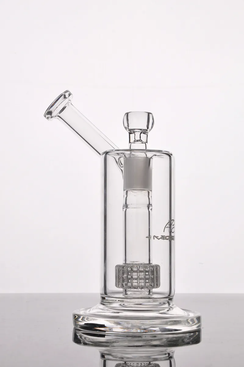 Mobius verre narguilé bong Matrix Stereo perc dab rig conduites d'eau en verre épais avec joint de 18 mm