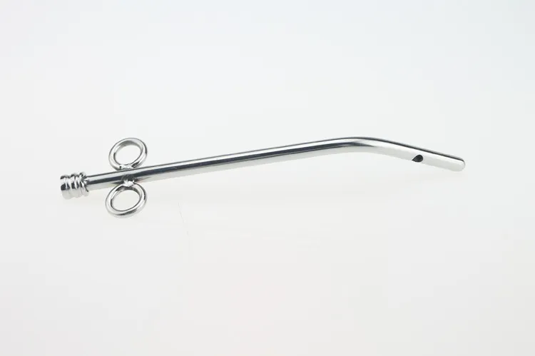 New Male Stainless Steel Catheter Tube Urethral Sounding Stretching Dilator Stimulate Penis Plug Chastity Belt Device BDSM Sex Toy DA-046