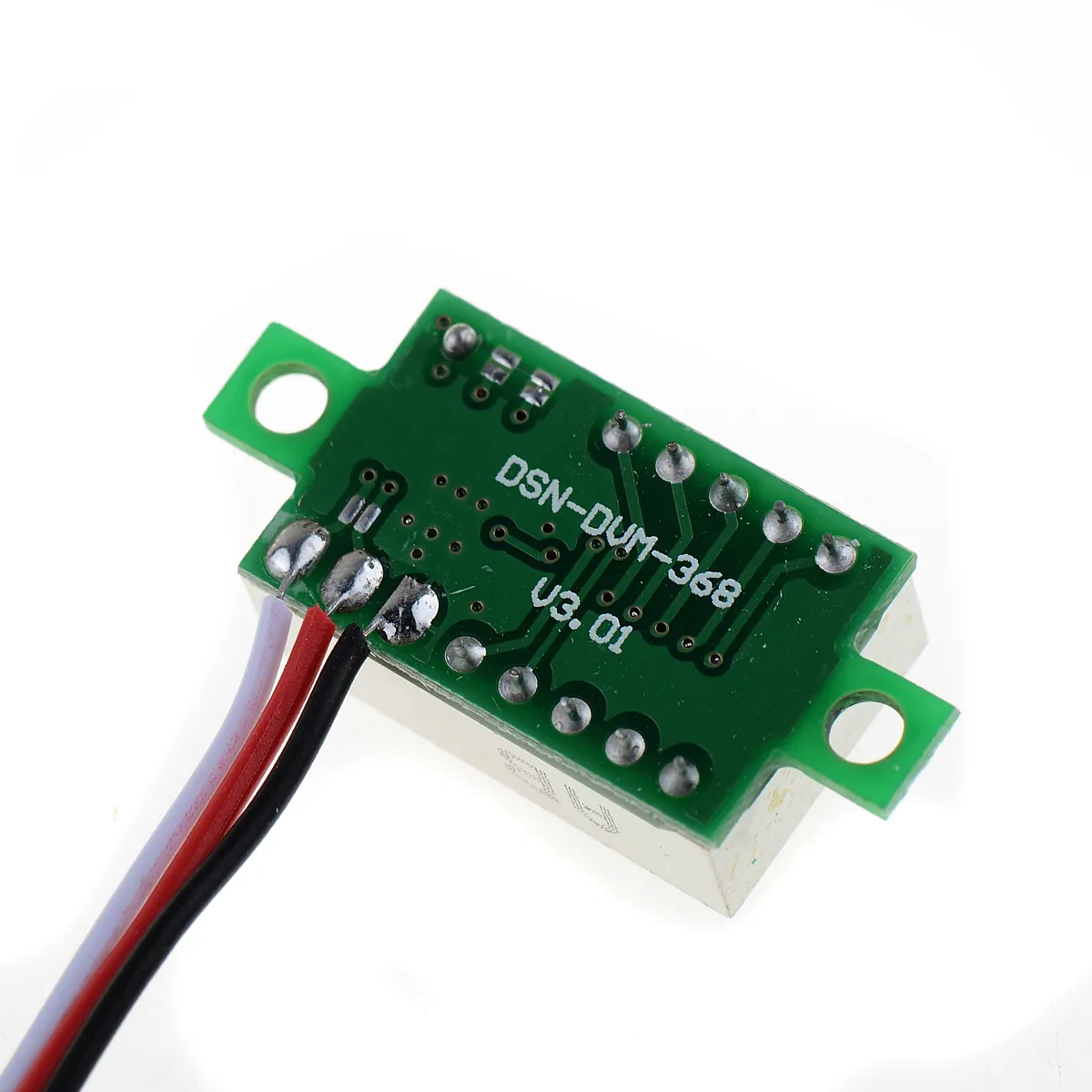 Синий светодиодный дисплей Mini DC 0.1-30V Цифровое напряжение Voltmeter Панель мотоцикла B00258