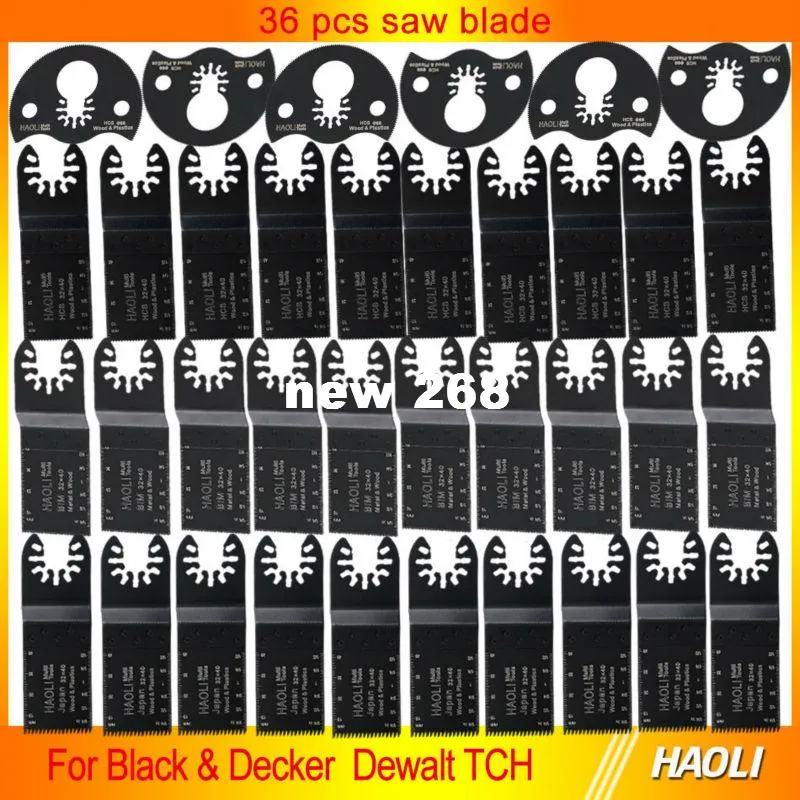 36 pcs quick change oscillating multi tools saw blade accessories ,with good price and fast devliery,for FEIN,TCH power tool etc