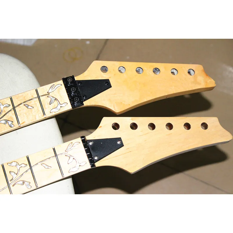 disado 24 Frets maple Electric Guitar Neck maple fingerboard inlay tree of lifes Guitar parts accessories2428930
