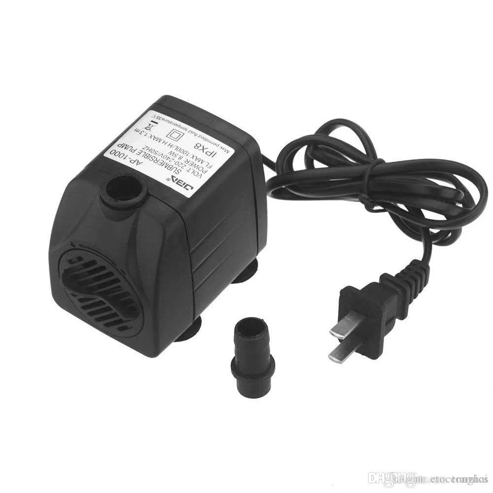 Wholesale 1000L/H 8.5W Submersible Water Pump Hydroponic for Aquarium Rockery Fountain H210267