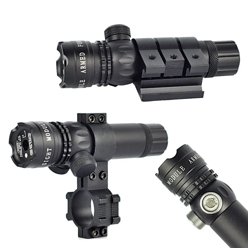 Tactical Rifle Red Laser Dot Sevärdheter Sites Rifle Scopes Outside Justera