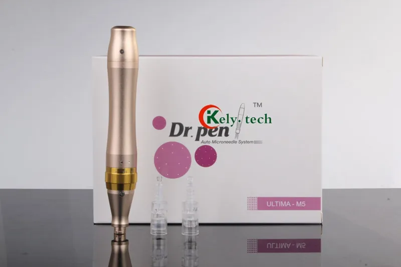 2017 Dr Pen Derma Pen M5-C Auto Microneedle System Anti-Aging Justerbara Nållängder 0,25 mm-2,5 mm Elektrisk Stämpel Auto Micro Roller