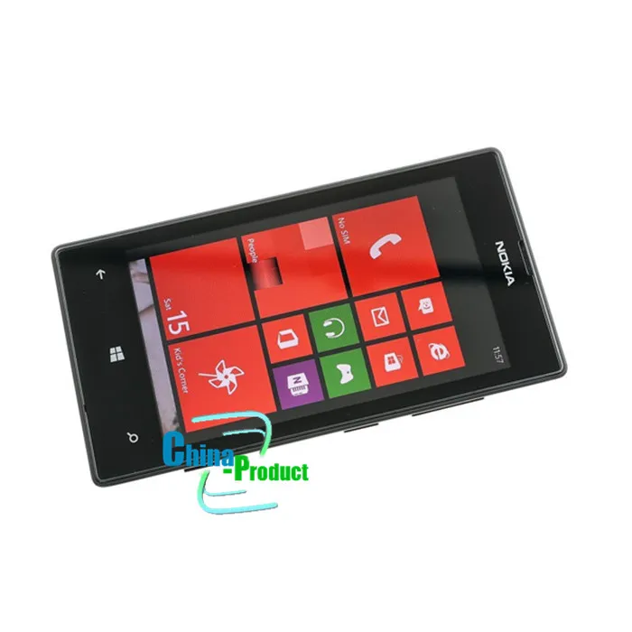 Odnowiony Oryginał 4inch Nokia Lumia 520 Telefon komórkowy 512m / 8G Dwukowa kamera Dual Core GPS Windows OS Odblokowany telefon