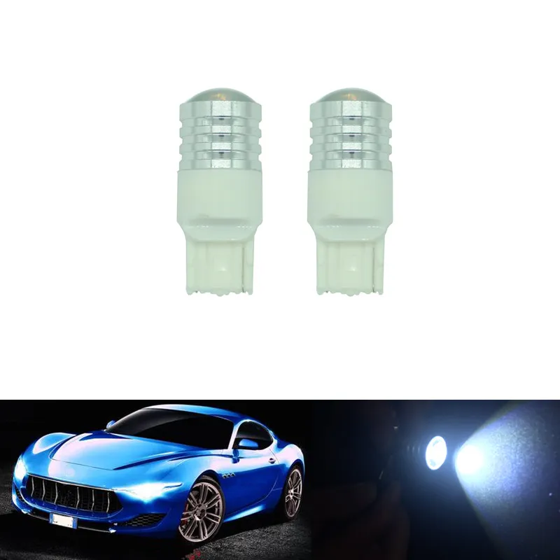 / T20 7443 7440 W21W LED 프로젝터 화이트 백업 전구 자동차 후면 램프 DIY CASE