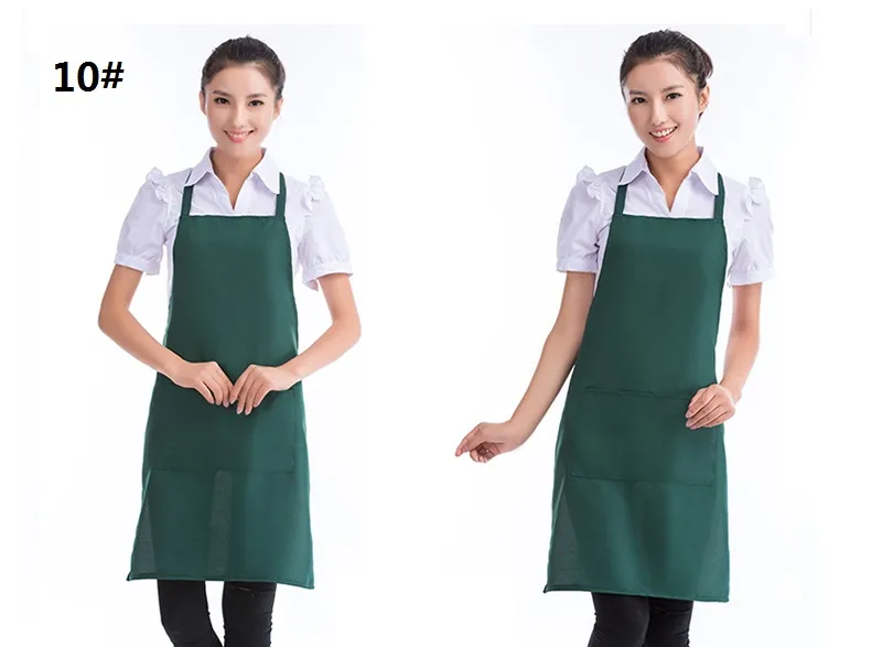 Customized Personalized Unisex Apron Cooking Kitchen Restaurant Bib Apron Dress with Pocket Gift Hot