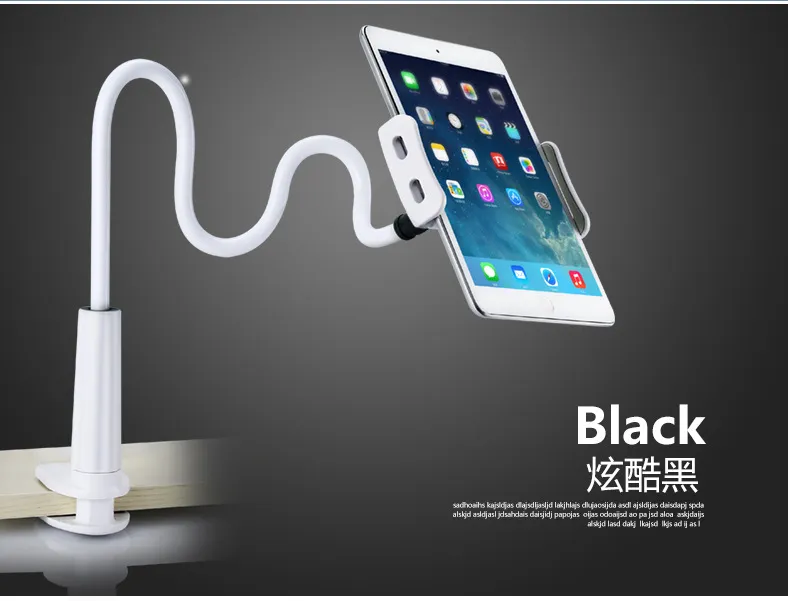 wholesale Rock 360 degree Flexible Arm table pad holder stand 80 cm Long Lazy People Bed Desktop tablet mount for ipad