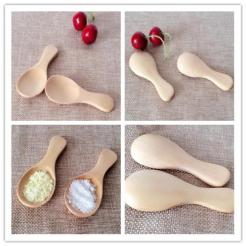 NY ACHED TROE TEA SPOON Creative Table Seary Kusunoki Baby Milk Spoon Wood Middag Kaffe Spoon XB1