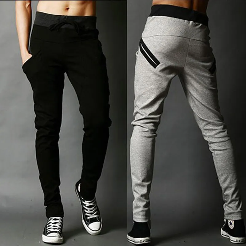 2017 New Fashion Men Jogger Pants Chinos Skinny Joggers Harem Pants Sweat Pants Men Sport Trousers