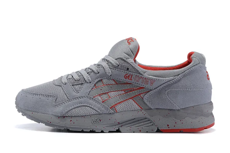Asics New Colors Gel Lyte V5 Running Shoes For Women Men Fashion Lightweight Breathable Athletic Sport Sneakers Free Shipping Size 36 44
