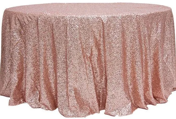 Glitter Sequin Table Overlay 50" x 50" Table Cloth for Wedding Decoration Table Cloth For Wedding Supplies