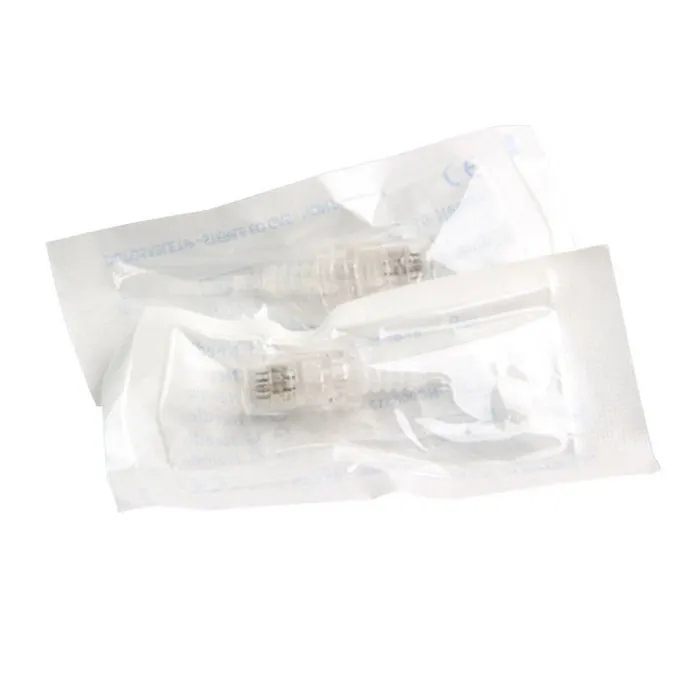 200PCS Derma Pen Patroner Electric Derma Stämpel 1/3/7/9/12/36 Nålar Dermapen Needle Patron Micro Roller Byte Huvud