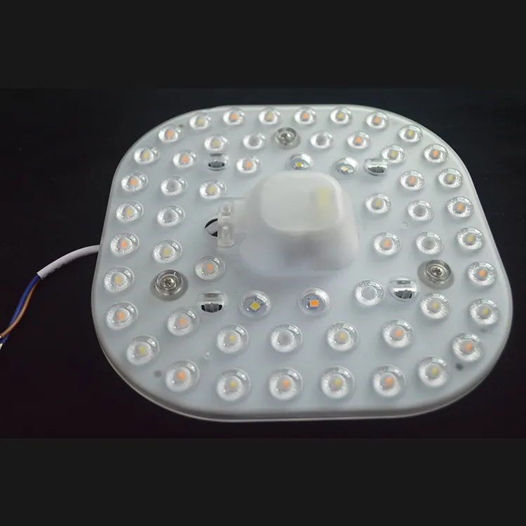 Recurso de luz de teto led 12 W 20 W 24 W módulo de luz de led fácil substituição com Ímã 90-135 V 190-240 v Entrada branco, quente cor doulbe branco