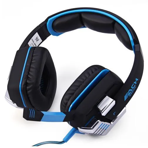 New EACH G8200 Gaming Headphone 7.1 Surround USB Vibration Game Headset Headband Earphone with Mic LED Light for PC Gamer