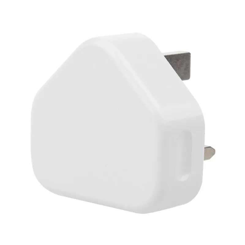 USB-Ladegerät, AC-Netzteil, Ladegerät, UK, 3-poliger Stecker, 5 V, 1 A, hochwertiges Reise-Netzteil für Samsung, Huawei, Smartphone