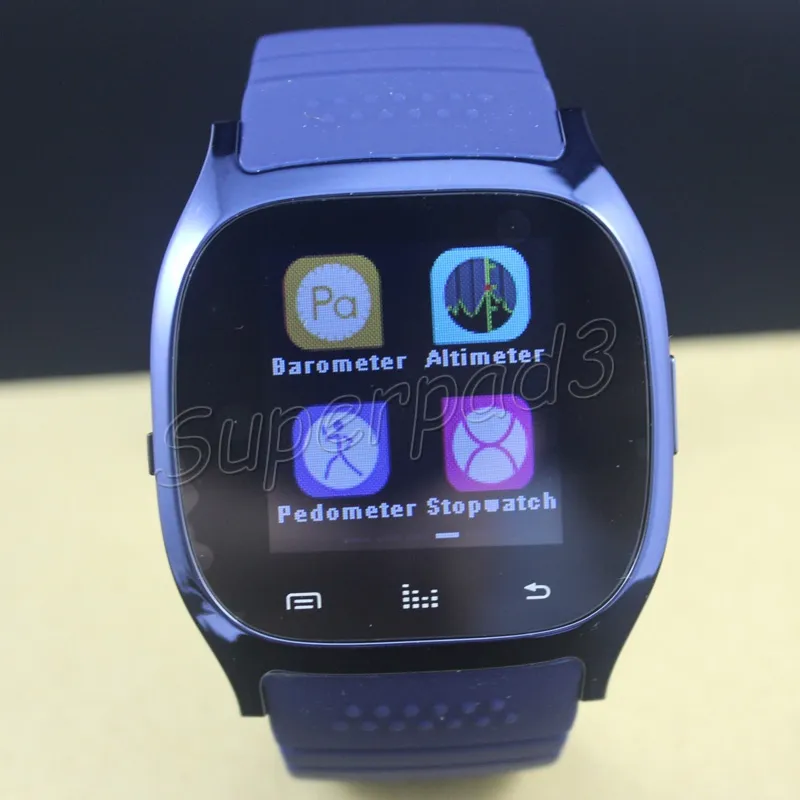 M26 Bluetooth Smart Uhr Für iPhone Samsung Android Smartphone Smartwatch Mit Dialer Höhenmesser Schrittzähler Barometer Stoppuhr