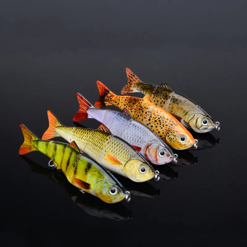 5 Color 12cm 17g Minnow Fishing Lures Crank Bait Hooks Bass Crankbaits Tackle Sinking Popper high quality fish lure