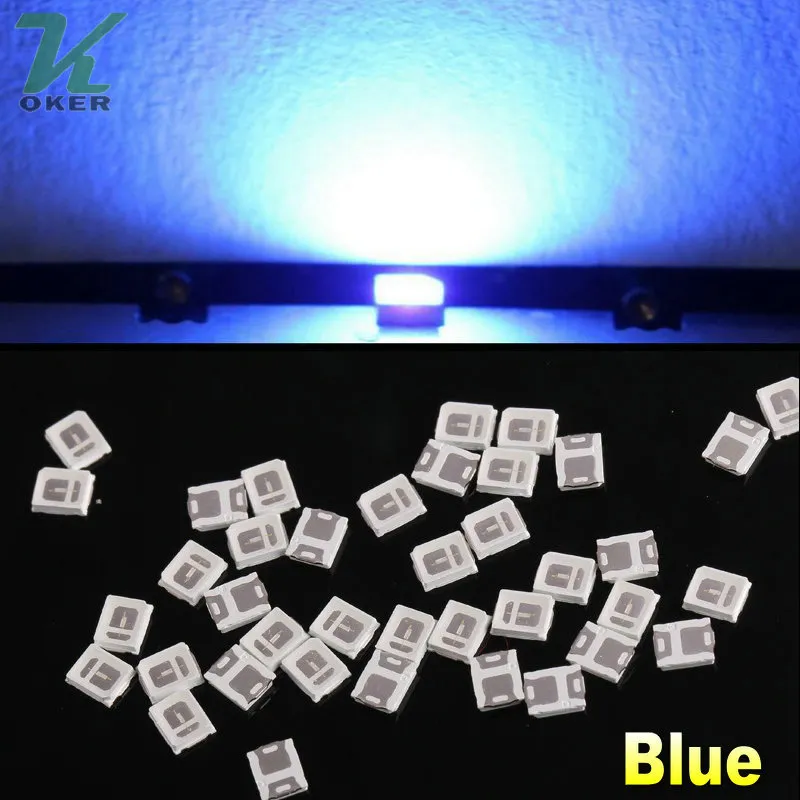 1000 stks 0.1W SMD 2835 Wit Rood Blauw Groen Geel Led Lamp Diodes Ultra Bright