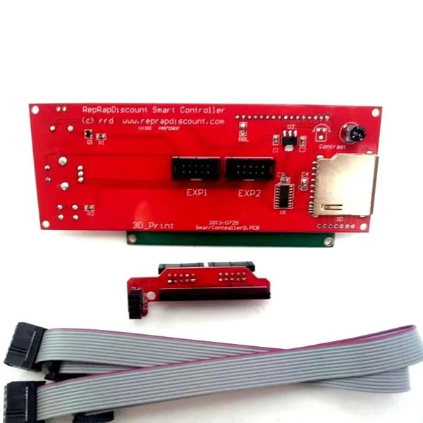 LCD Ekran Denetleyici Adaptörü Mendel Akıllı Reprap Ramps1.4 2004 3D Yazıcı B00116 BARD