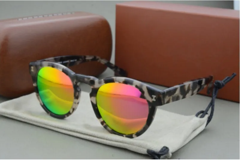 NEW sunglass gafas de sol polarized sun glasses semi transparent jelly oculos shell frame sunglasses men women