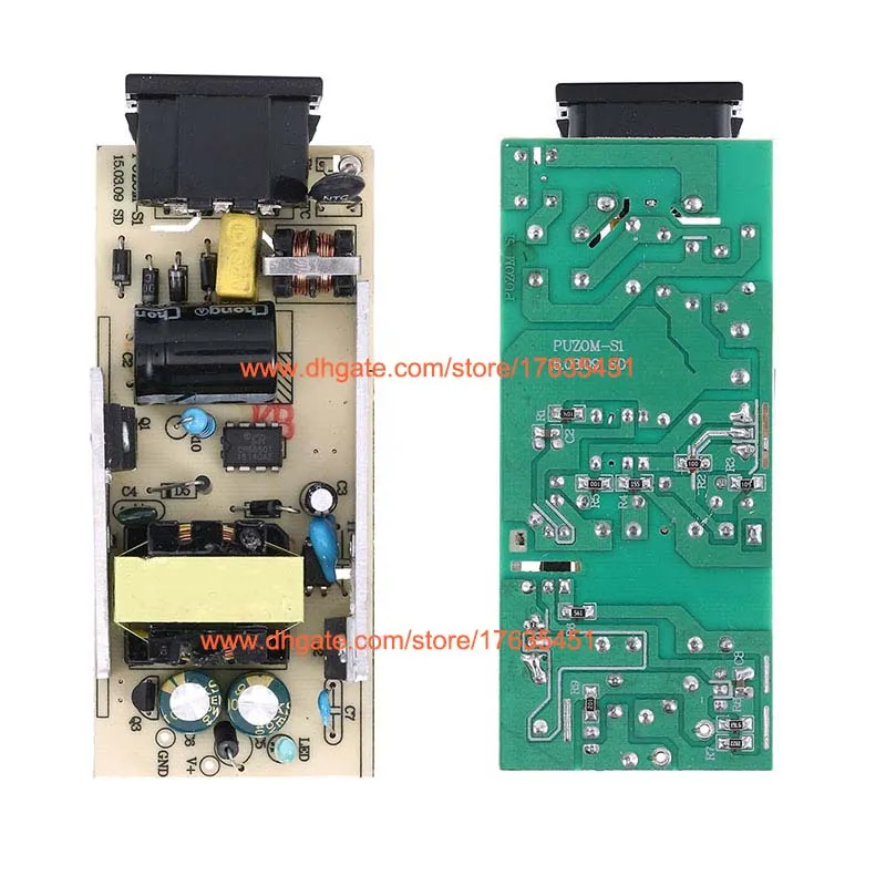 AC DC Strömförsörjning 12V 4A Adapter 48W Laddare för 5050 3528 LED-stigningslampa LCD-skärm + nätsladd med IC-skydd