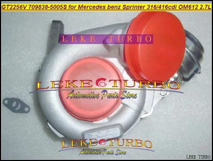 GT2256V 709838-5005S 709838-0004 709838 turbo for Mercedes benz Sprinter I Van 316CDI 416CDI OM612 2.7L turbocharger (1)