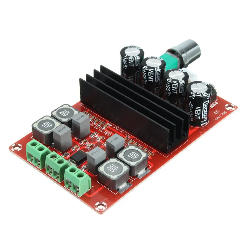 Scheda Amplificatore Digitale da 100 W Scheda Amplificatore di Potenza Digitale PCB con Modulo Amplificatore Subwoofer con Uscita Bassi per Altoparlante Fai-da-te