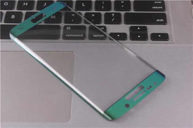 0,2 mm 3D gebogener Vollbildschutz für Galaxy S6 Edge S7 gehärtetes Glas für S6 Edge Plus mit Kleinverpackung