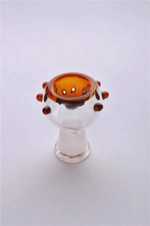 Thick Colorful Glass Hookah Bowl Piece 14mm 18mm Female Joint Bowls for water Bubber Smoking Bongs In Sturdy Glass